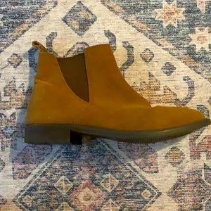 Faux Suede Ankle Boots